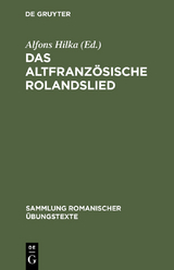 Das altfranz&ouml;sische Rolandslied - 