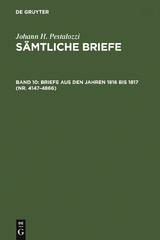 Briefe aus den Jahren 1816 bis 1817 (Nr. 4147-4866) - 