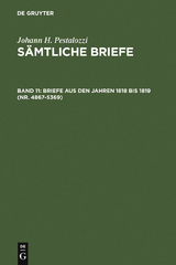 Briefe aus den Jahren 1818 bis 1819 (Nr. 4867-5369) - 