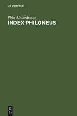 Index Philoneus - G&uuml;nter Mayer