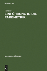 Einf&uuml;hrung in die Farbmetrik -  Richter