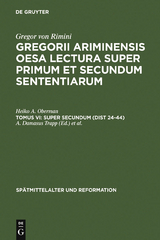 Super Secundum (Dist 24-44) - Heiko A. Oberman