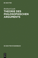 Theorie des philosophischen Arguments - Reinhard Lauth