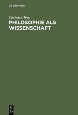 Philosophie als Wissenschaft - Christian Topp
