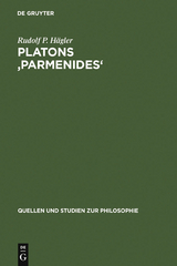 Platons 'Parmenides' - Rudolf P. H&auml;gler