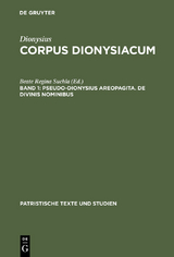 Pseudo-Dionysius Areopagita. De Divinis Nominibus - 