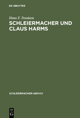 Schleiermacher und Claus Harms - Hans F. Traulsen