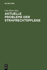 Aktuelle Probleme der Strafrechtspflege - 