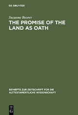 The Promise of the Land as Oath - Suzanne Boorer