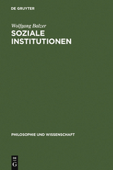 Soziale Institutionen - Wolfgang Balzer