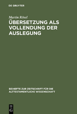 &Uuml;bersetzung als Vollendung der Auslegung - Martin R&ouml;sel