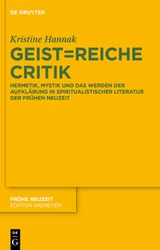 Geist=reiche Critik - Kristine Hannak