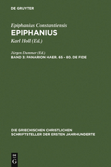 Panarion haer. 65-80. De fide - 