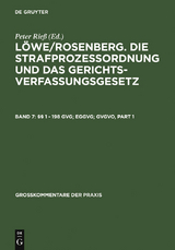 &sect;&sect; 1 - 198 GVG; EGGVG; GVGVO - 