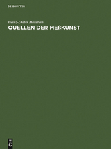 Quellen der Me&szlig;kunst - Heinz-Dieter Haustein