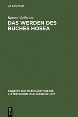 Das Werden des Buches Hosea - Roman Vielhauer