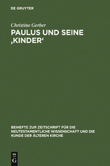 Paulus und seine &sbquo;Kinder' - Christine Gerber