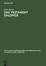 Das Testament Salomos - Peter Busch