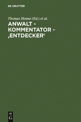 Anwalt - Kommentator - 'Entdecker' - 
