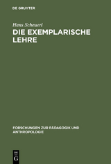 Die exemplarische Lehre - Hans Scheuerl