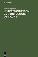 Untersuchungen zur Ontologie der Kunst -  Roman Ingarden