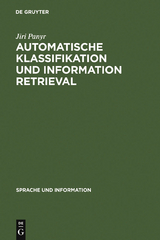 Automatische Klassifikation und Information Retrieval - Jiri Panyr