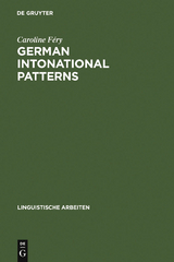 German intonational Patterns - Caroline F&eacute;ry