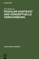 Modaler Kontrast und konzeptuelle Verschiebung - J&ouml;rg Meibauer
