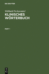Klinisches W&ouml;rterbuch - Willibald Pschyrembel