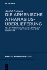 Die armenische Athanasius-&Uuml;berlieferung -  Anahit Avagyan