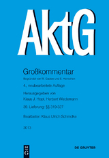 &sect;&sect; 319-327 - Klaus Ulrich Schmolke