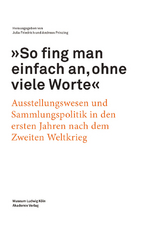 "So fing man einfach an, ohne viele Worte" - 