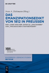 Das Emanzipationsedikt von 1812 in Preu&szlig;en - 
