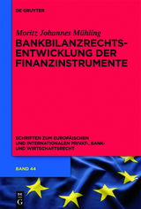 Bankbilanzrechtsentwicklung der Finanzinstrumente - Moritz Johannes M&uuml;hling