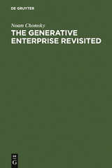 The Generative Enterprise Revisited - Noam Chomsky