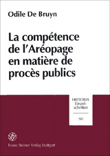 La comp&eacute;tence de l'Ar&eacute;opage en mati&egrave;re de proc&egrave;s publics - Odile de Bruyn