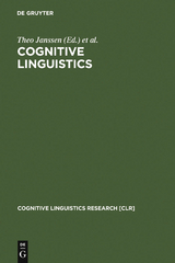 Cognitive Linguistics - 