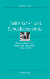 "Selbstkritik" und Schuldbekenntnis - Lorenz Erren