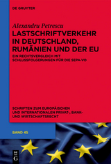 Lastschriftverkehr in Deutschland, Rum&auml;nien und der EU - Alexandru Petrescu