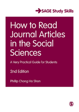 How to Read Journal Articles in the Social Sciences - Phillip C. Shon