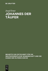 Johannes der T&auml;ufer - Josef Ernst