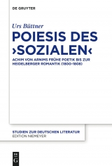 Poiesis des 'Sozialen' -  Urs B&uuml;ttner