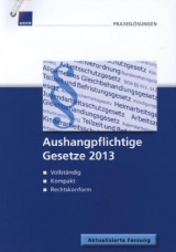 Aushangpflichtige Gesetzte 2013
