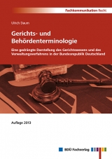 Gerichts- und Beh&ouml;rdenterminologie - Ulrich Daum