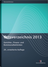 Ortsverzeichnis 2013