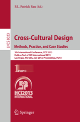 Cross-Cultural Design. Methods, Practice, and Case Studies - 