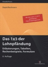 Das 1x1 der Lohnpf&auml;ndung - Peter Depr&eacute;, Walter Bachmann