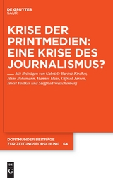 Krise der Printmedien: Eine Krise des Journalismus?
