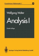 Analysis I - Wolfgang Walter