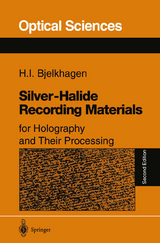 Silver-Halide Recording Materials - Hans I. Bjelkhagen